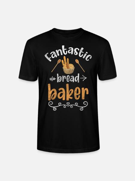 Bake confectioner bun dough - Stanley/Stella CRAFTER Unisex Organic T-Shirt - black