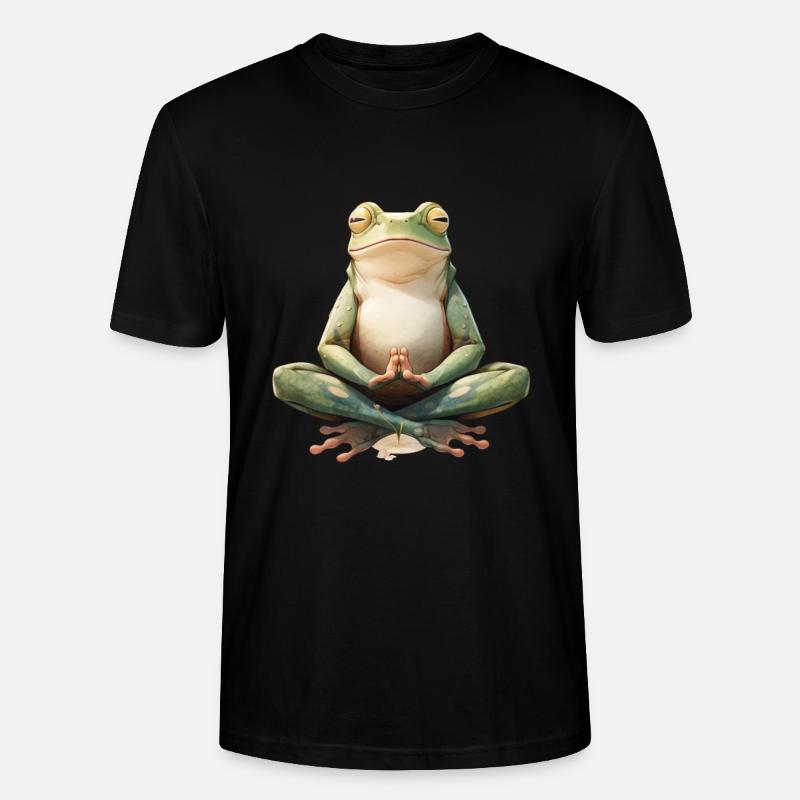 Frosch - Stanley/Stella Unisex Bio-T-Shirt CRAFTER - Schwarz