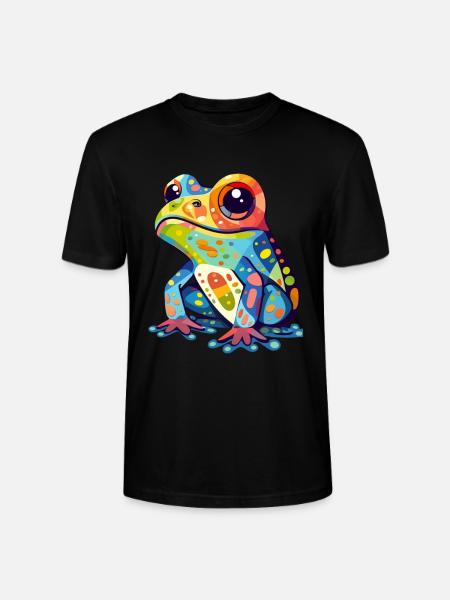 Grenouille - T-shirt bio CRAFTER Stanley Stella Unisexe - noir