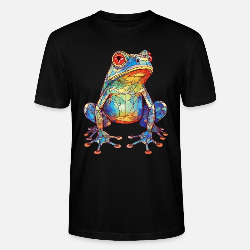 Frog - Stanley/Stella CRAFTER Unisex Organic T-Shirt - black