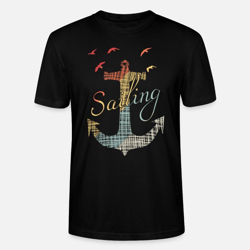 Sailing - Stanley/Stella Unisex Bio-T-Shirt CRAFTER - Schwarz