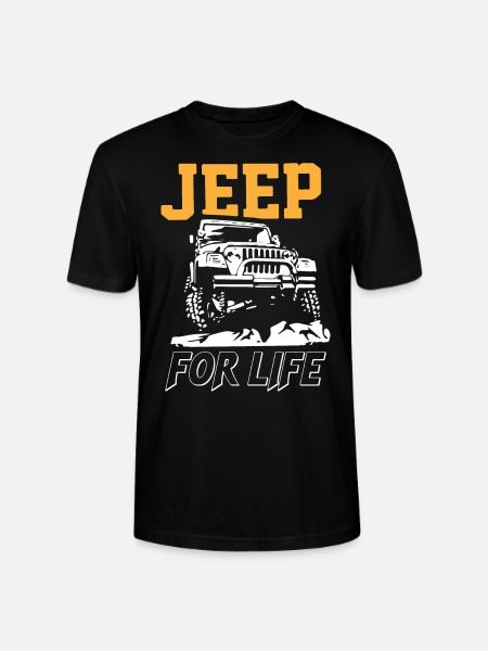 Plans avec Jeeps - T-shirt bio CRAFTER Stanley Stella Unisexe - noir