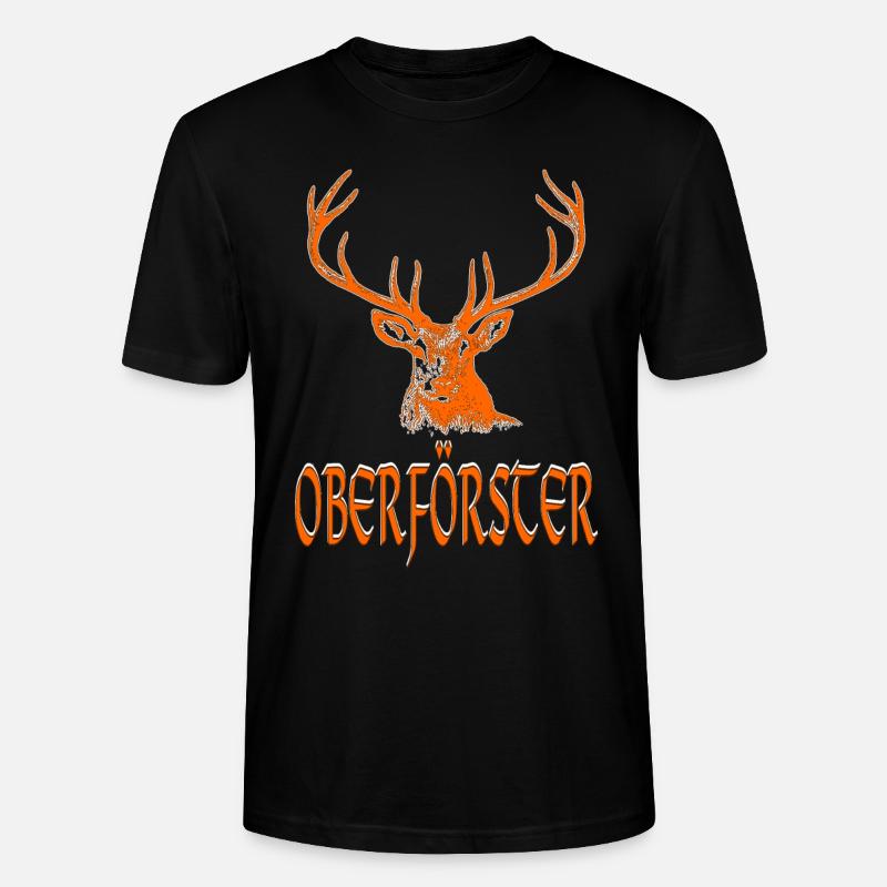 OBERFÖRSTER - Stanley/Stella Unisex Bio-T-Shirt CRAFTER - Schwarz