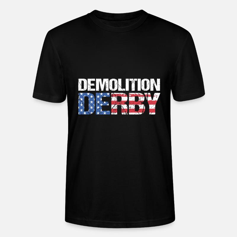 Demo Derby - Stanley/Stella CRAFTER Unisex Organic T-Shirt - black