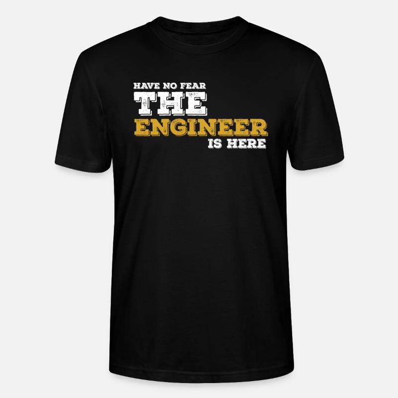 Ingenieur Engineer Techniker Geschenk Idee - Stanley/Stella Unisex Bio-T-Shirt CRAFTER - Schwarz