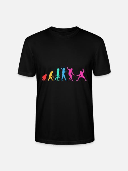 Fencing - Stanley/Stella CRAFTER Unisex Organic T-Shirt - black