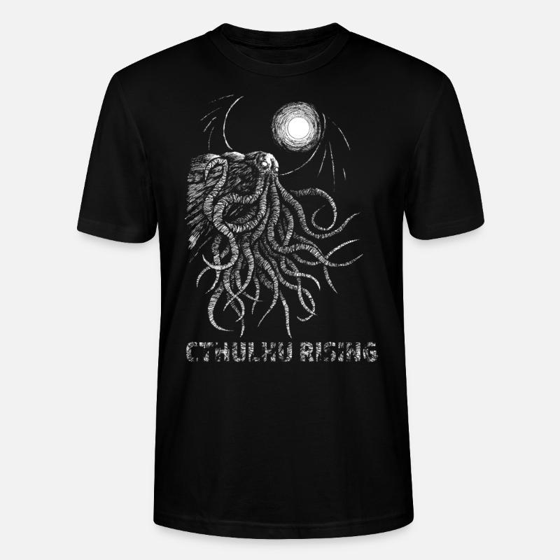 CTHULHU STEIGT - Stanley/Stella Unisex Bio-T-Shirt CRAFTER - Schwarz