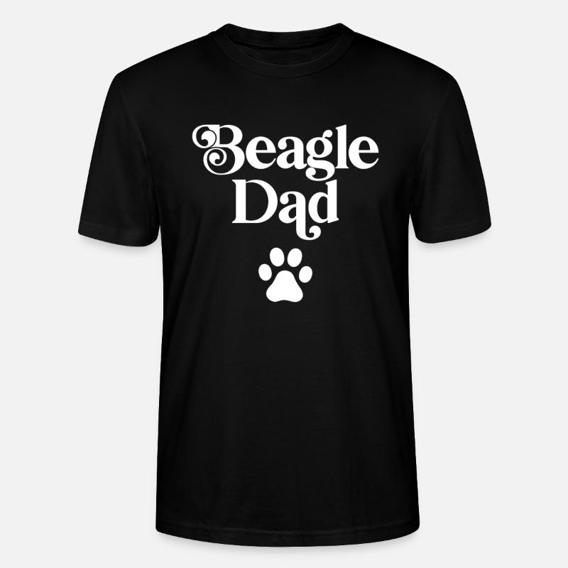 Beagle Vater - Stanley/Stella Unisex Bio-T-Shirt CRAFTER - Schwarz