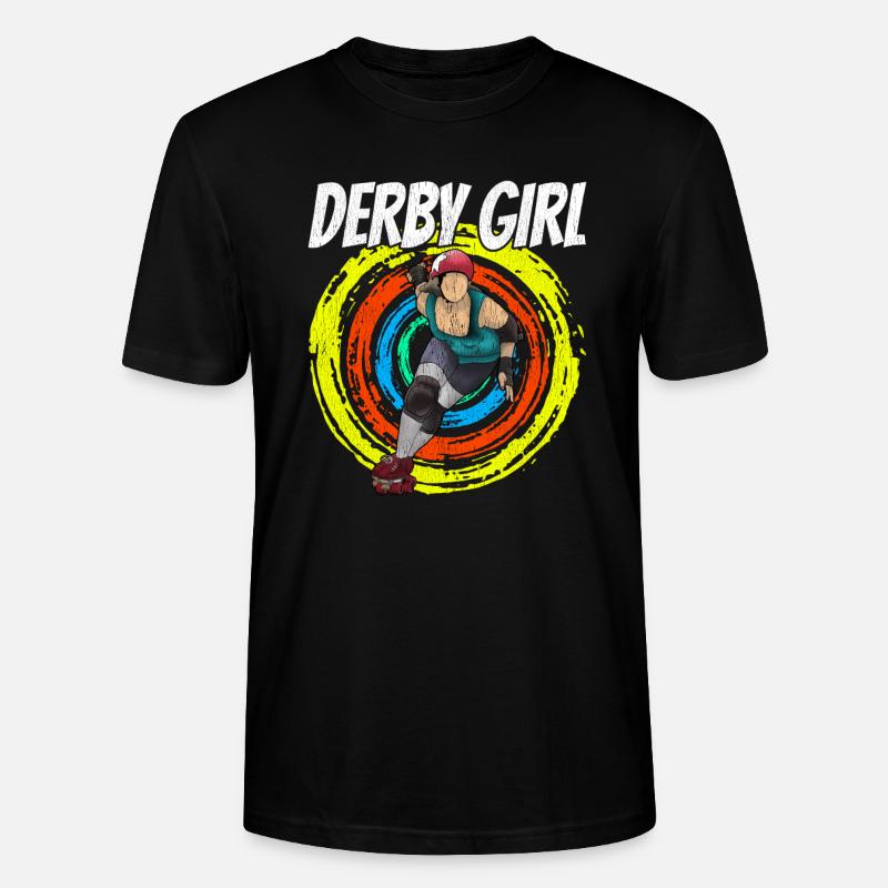 Roller Derby - Derby Mädchen - Stanley/Stella Unisex Bio-T-Shirt CRAFTER - Schwarz