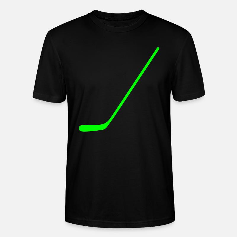 Hockeyschläger - Stanley/Stella Unisex Bio-T-Shirt CRAFTER - Schwarz
