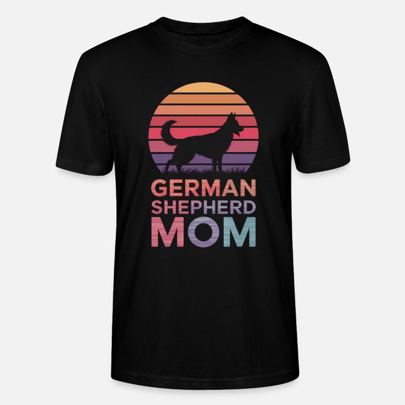 Deutscher Schäferhund Spruch Schäferhund Geschenk - Stanley/Stella Unisex Bio-T-Shirt CRAFTER - Schwarz