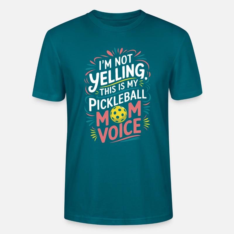 Pickleball Saying Mom Funny Pickleball Gift Stanley/Stella CRAFTER Unisex Organic T-Shirt