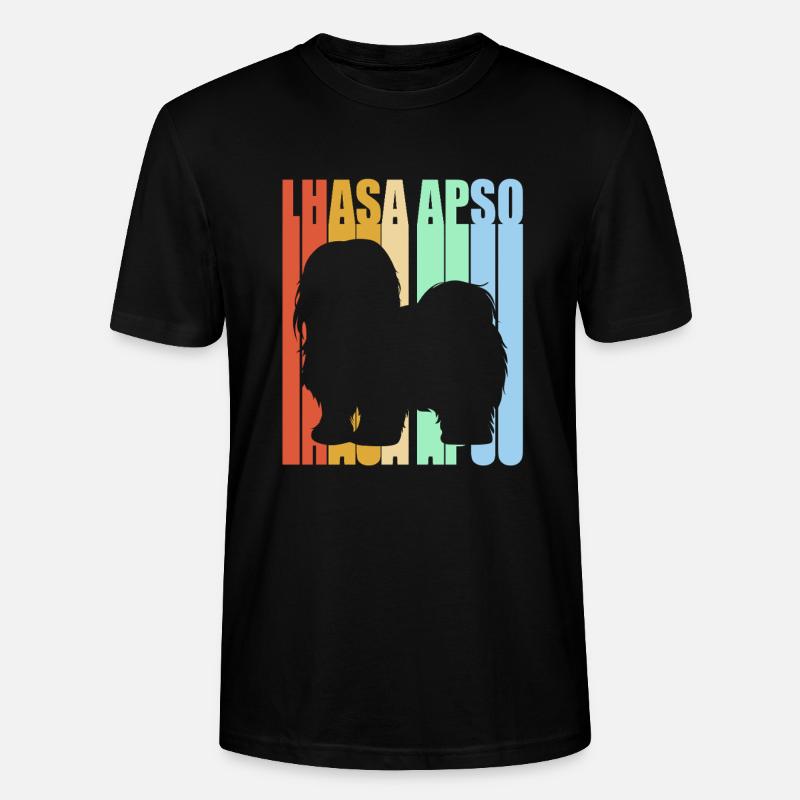 Lhasa Apso - Stanley/Stella Unisex Bio-T-Shirt CRAFTER - Schwarz