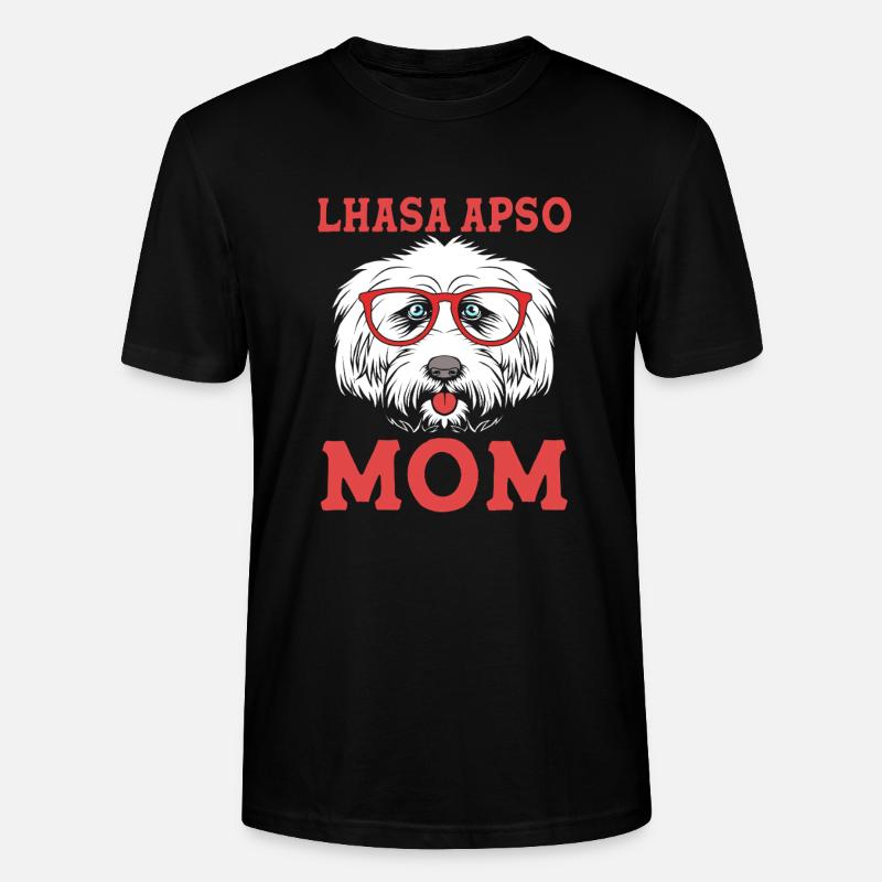 Lhasa Apso - Stanley/Stella Unisex Bio-T-Shirt CRAFTER - Schwarz