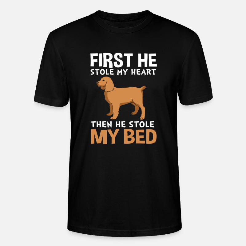 Boykin Spaniel - Stanley/Stella Unisex Bio-T-Shirt CRAFTER - Schwarz