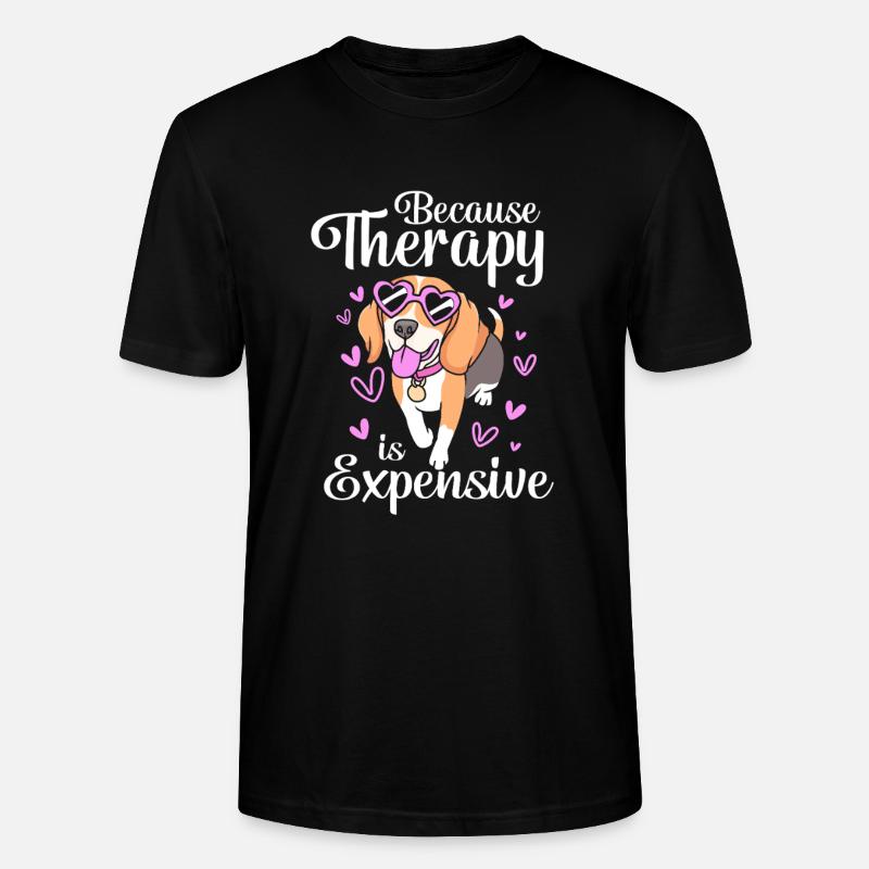 Chien de thérapie - T-shirt bio CRAFTER Stanley Stella Unisexe - noir