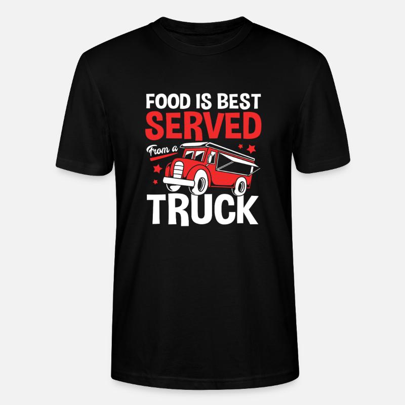 Camion de restauration de snacks - T-shirt bio CRAFTER Stanley Stella Unisexe - noir
