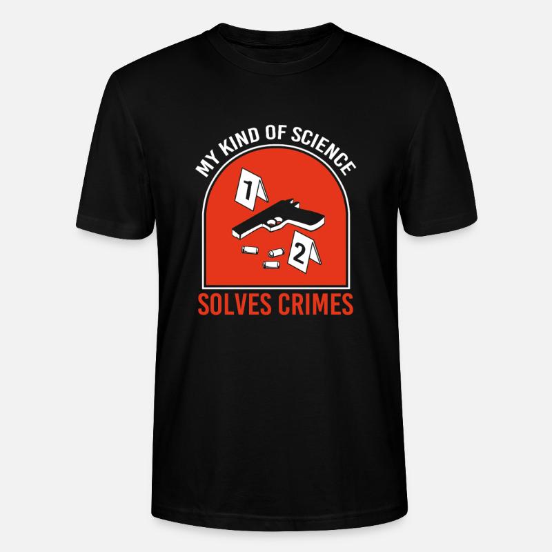 Forensik Forensiker Spurensicherung - Stanley/Stella Unisex Bio-T-Shirt CRAFTER - Schwarz