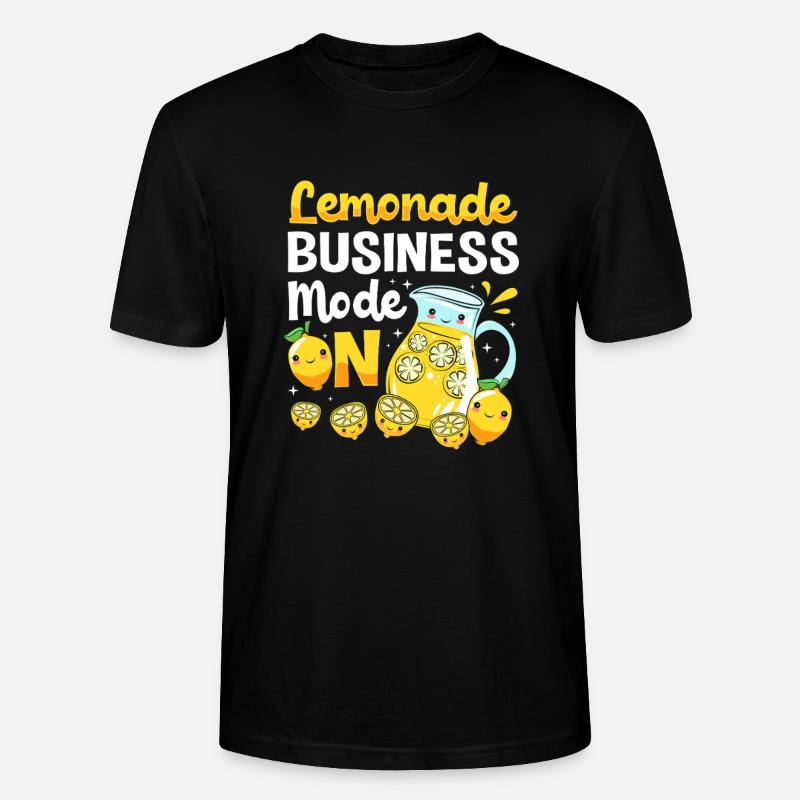 Lemonade, lemonade stand, lemonade - Stanley/Stella CRAFTER Unisex Organic T-Shirt - black