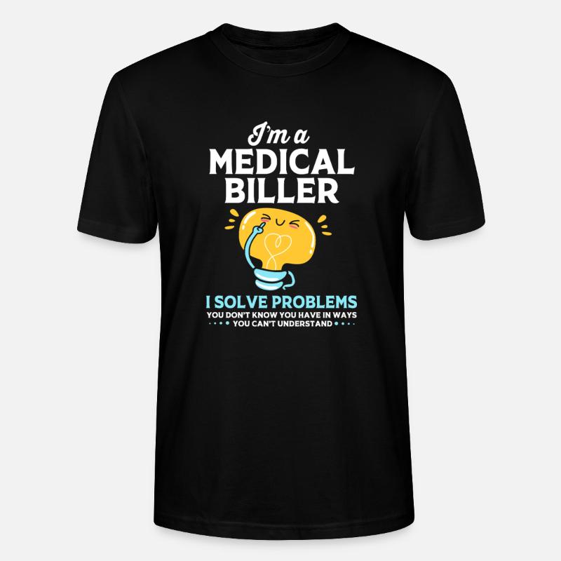 Codeur médical - T-shirt bio CRAFTER Stanley Stella Unisexe - noir