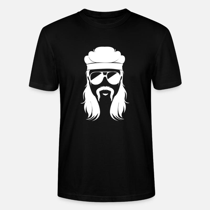Mulet Coupe de cheveux Mulet - T-shirt bio CRAFTER Stanley Stella Unisexe - noir