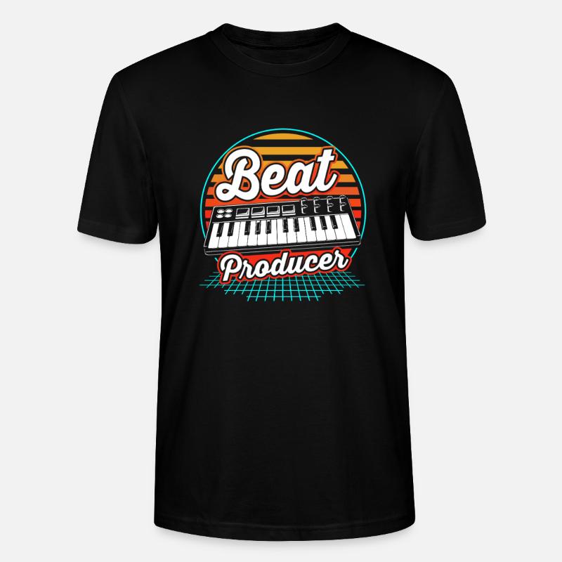Keyboard DJ Djing Label - Stanley/Stella Unisex Bio-T-Shirt CRAFTER - Schwarz