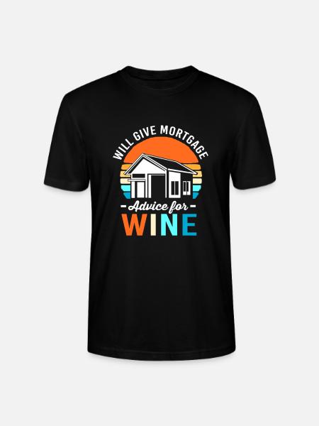 Debt Condominium Mortgage - Stanley/Stella CRAFTER Unisex Organic T-Shirt - black