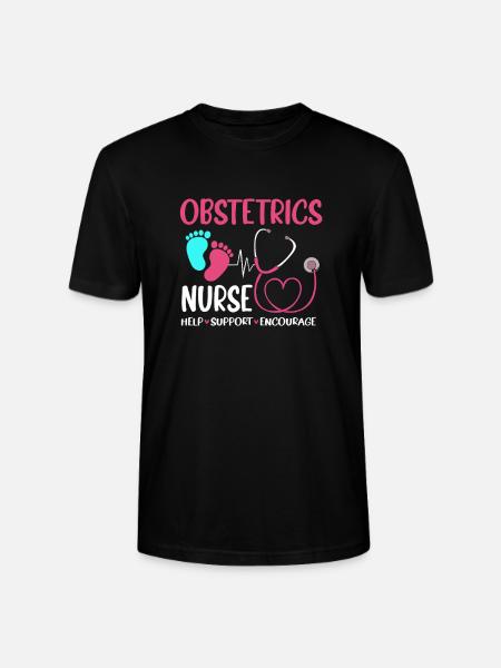 Obgyny Obstetrics Midwife - Stanley/Stella CRAFTER Unisex Organic T-Shirt - black