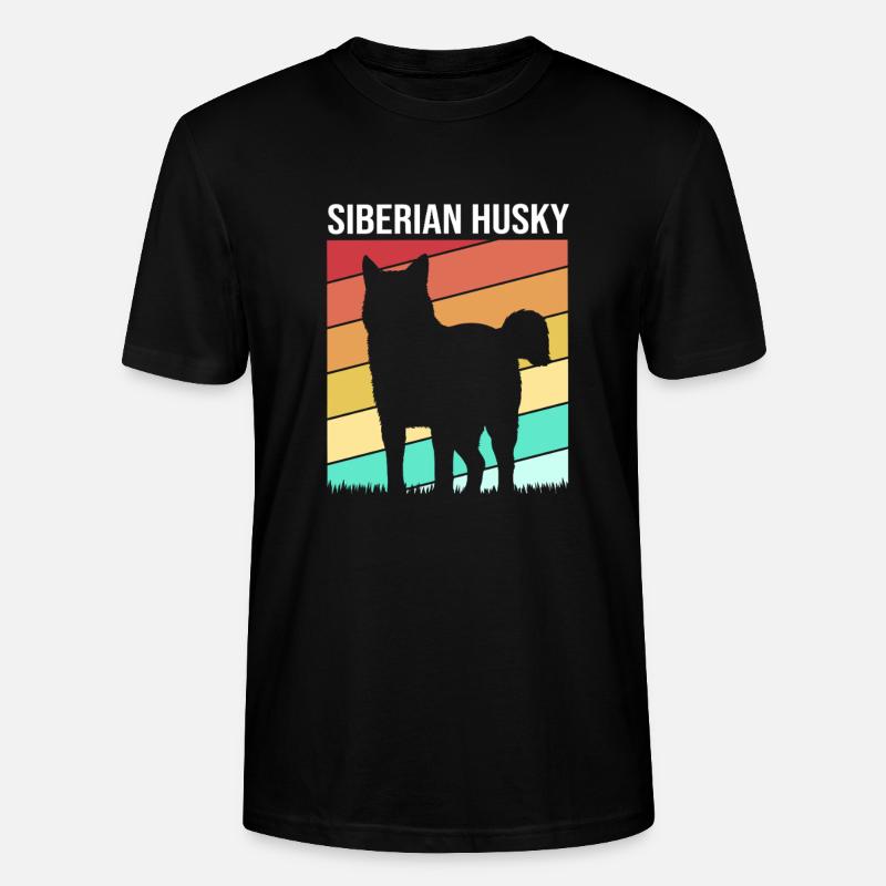 Husky - Stanley/Stella Unisex Bio-T-Shirt CRAFTER - Schwarz
