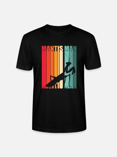 Mantis Gottesanbeter Gottesanbeterin - Stanley/Stella Unisex Bio-T-Shirt CRAFTER - Schwarz