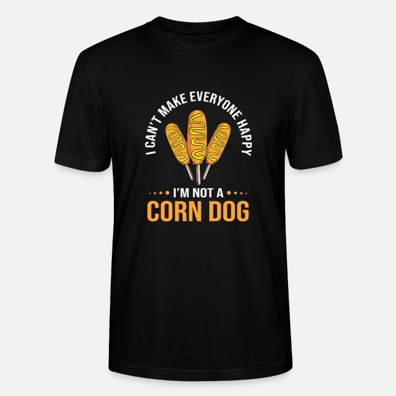 Corn Dog - Stanley/Stella Unisex Bio-T-Shirt CRAFTER - Schwarz
