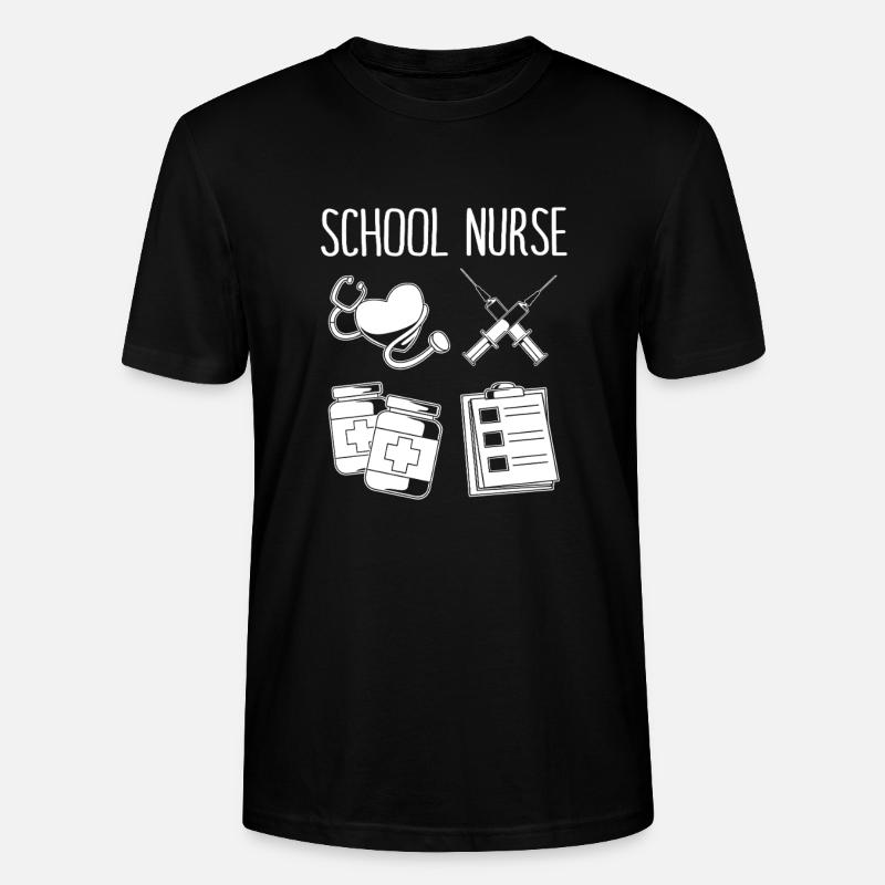 Krankenschwester Schule - Stanley/Stella Unisex Bio-T-Shirt CRAFTER - Schwarz
