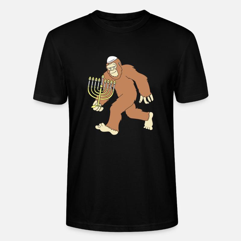 Hanoukka Hanoukka Hanoukka - T-shirt bio CRAFTER Stanley Stella Unisexe - noir