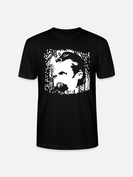 Friedrich Nietzsche - Stanley/Stella CRAFTER Unisex Organic T-Shirt - black