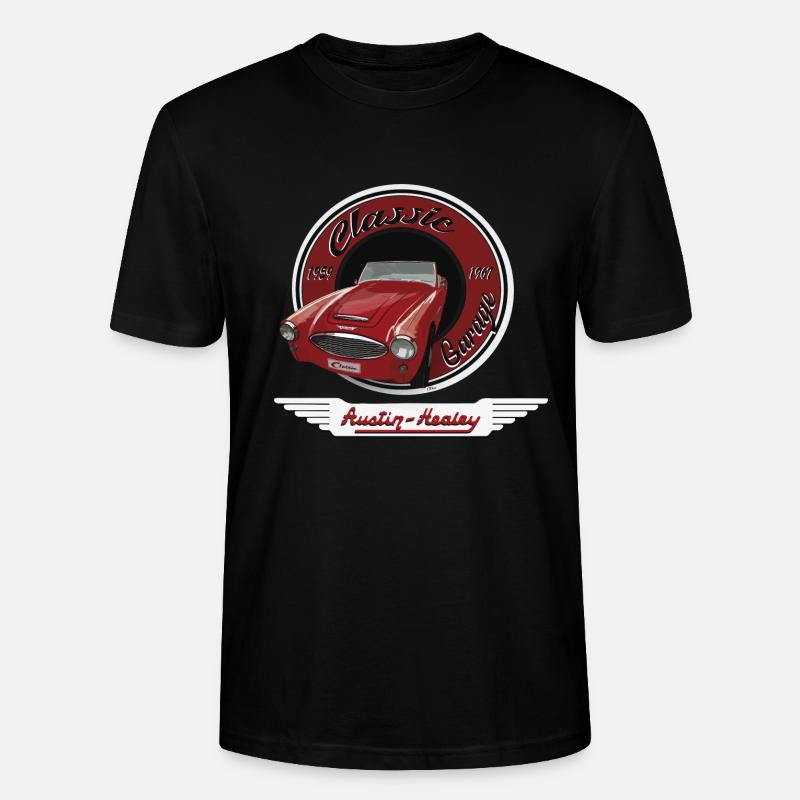 Klassisches Auto - Stanley/Stella Unisex Bio-T-Shirt CRAFTER - Schwarz