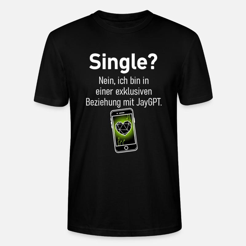 Exklusive AI-Beziehung mit JayGPT - Stanley/Stella Unisex Bio-T-Shirt CRAFTER - Schwarz