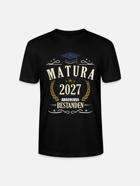 Matura 2027 - Stanley/Stella Unisex Bio-T-Shirt CRAFTER - Schwarz