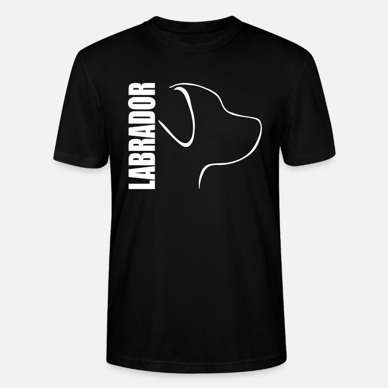 LABRADOR PROFIL - Stanley/Stella Unisex Bio-T-Shirt CRAFTER - Schwarz