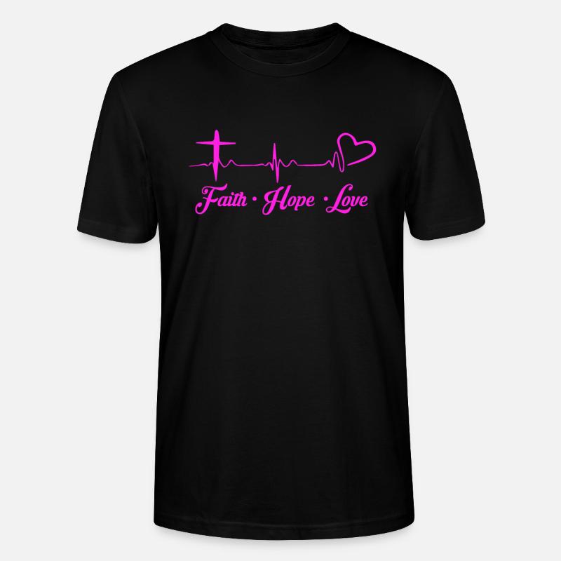 Jesus - Stanley/Stella Unisex Bio-T-Shirt CRAFTER - Schwarz