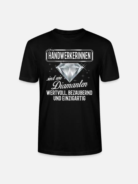 HANDWERKERINNEN - DM - Stanley/Stella Unisex Bio-T-Shirt CRAFTER - Schwarz