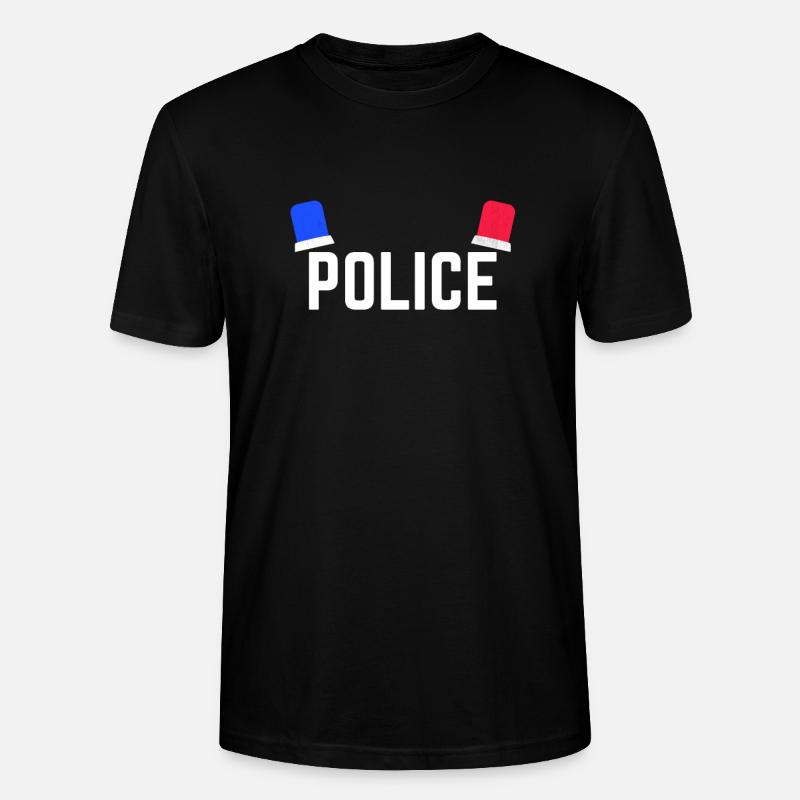 POLIZEI - Stanley/Stella Unisex Bio-T-Shirt CRAFTER - Schwarz