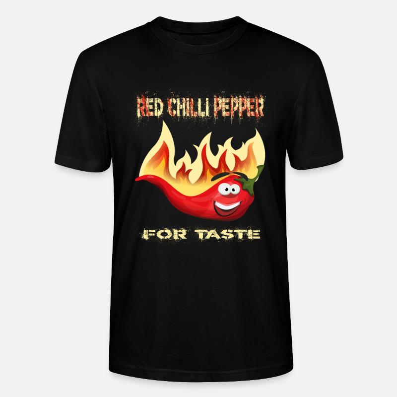 Red Chilli Pepper - Stanley/Stella Unisex Bio-T-Shirt CRAFTER - Schwarz