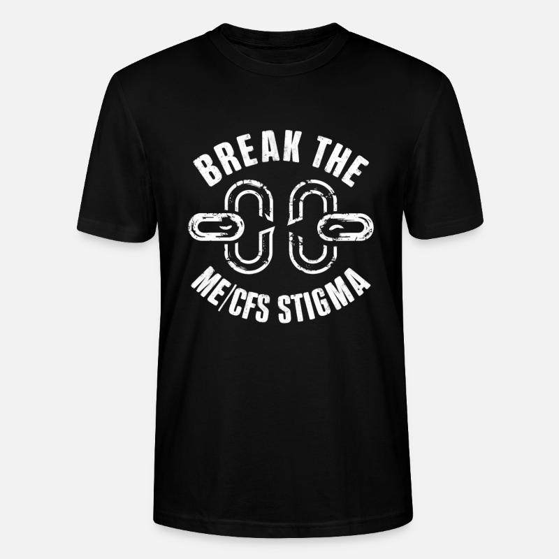 Break the ME/CFS Stigma - Stanley/Stella Unisex Bio-T-Shirt CRAFTER - Schwarz