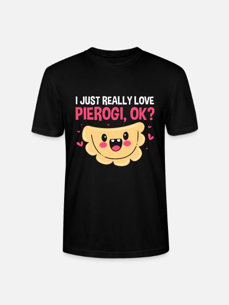 Pierogi Poland Polish - Stanley/Stella CRAFTER Unisex Organic T-Shirt - black