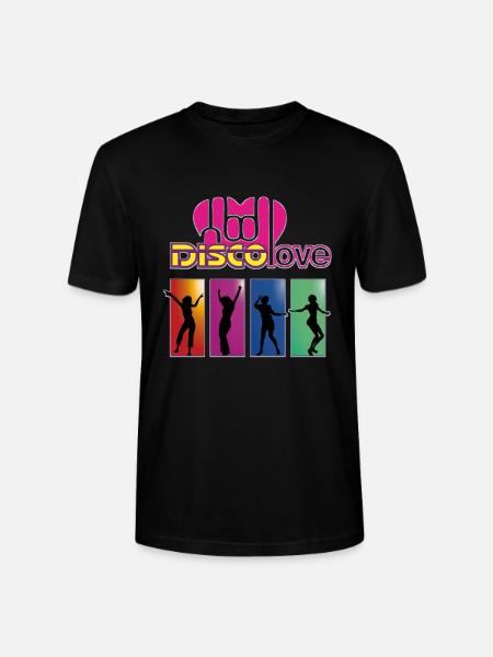 Disco Love Dance - Stanley/Stella CRAFTER Unisex Organic T-Shirt - black