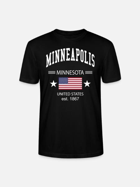 Minneapolis - T-shirt bio CRAFTER Stanley Stella Unisexe - noir