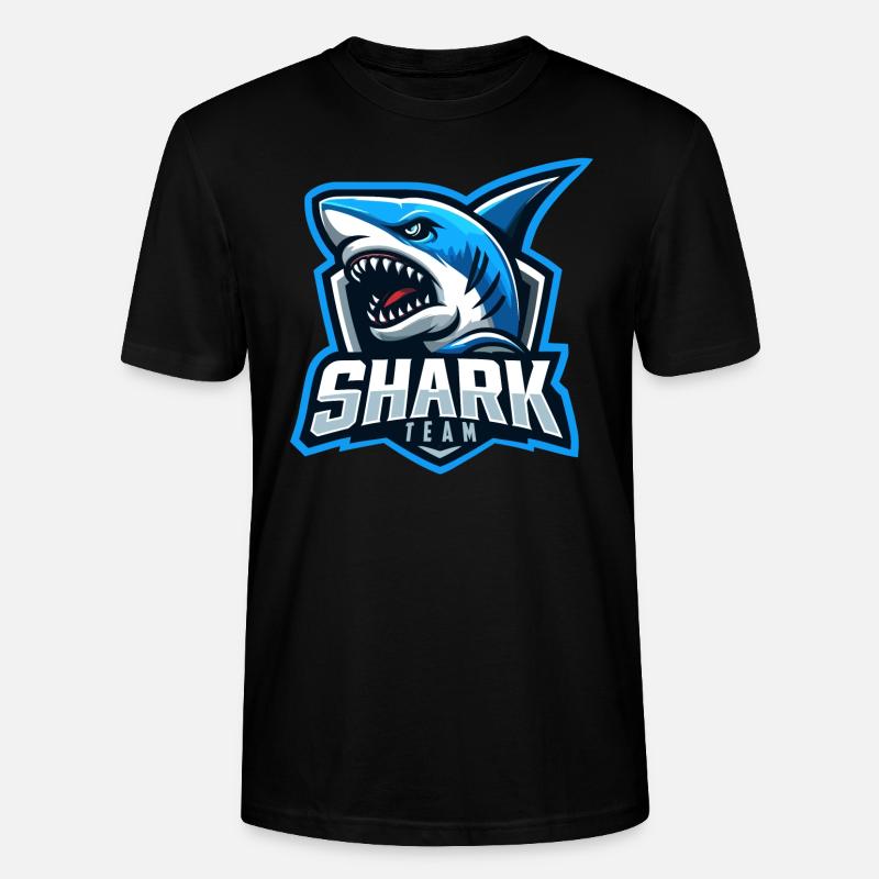 L’équipe des requins - T-shirt bio CRAFTER Stanley Stella Unisexe - noir