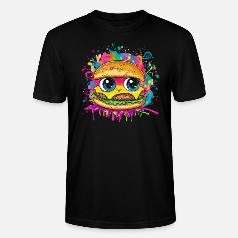 Burger Splash Smile - Stanley/Stella Unisex Bio-T-Shirt CRAFTER - Schwarz