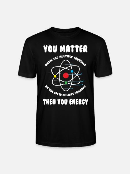 You Matter Science - Stanley/Stella CRAFTER Unisex Organic T-Shirt - black