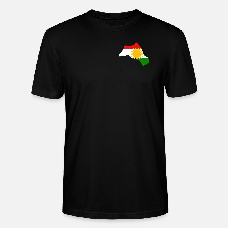 Kurdistan territoire drapeau - T-shirt bio CRAFTER Stanley Stella Unisexe - noir